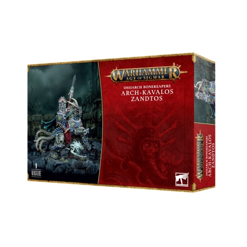 Cheap Miniatures Ossiarch Bonereapers - Arch-Kavalos Zandtos from Games Workshop